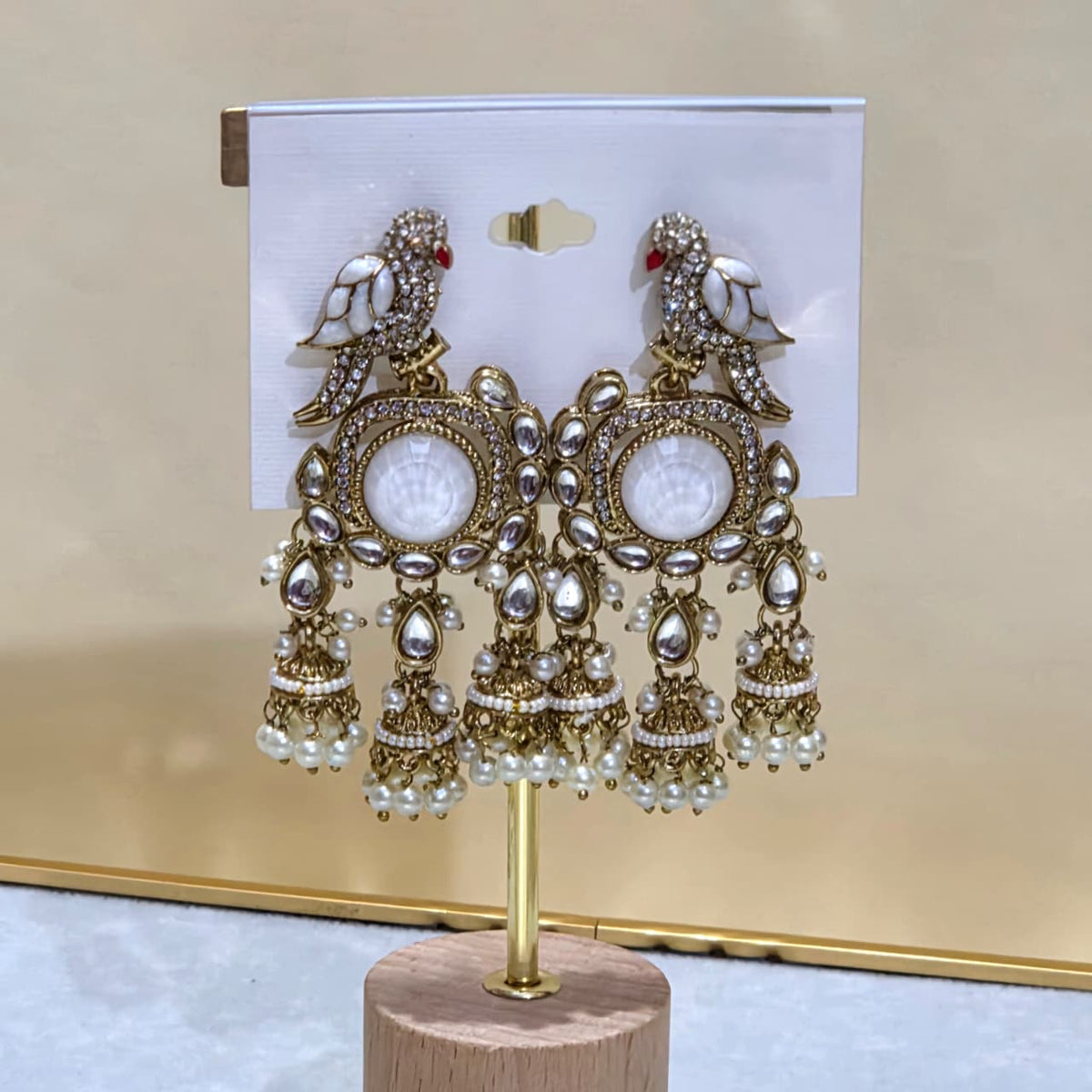 Pearl Bird Earrings