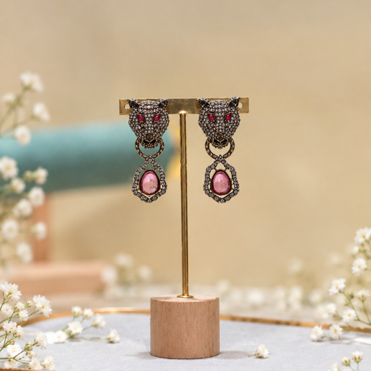Jungle-Inspired Statement Earrings