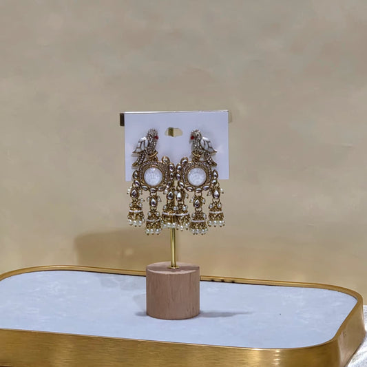 Pearl Bird Earrings