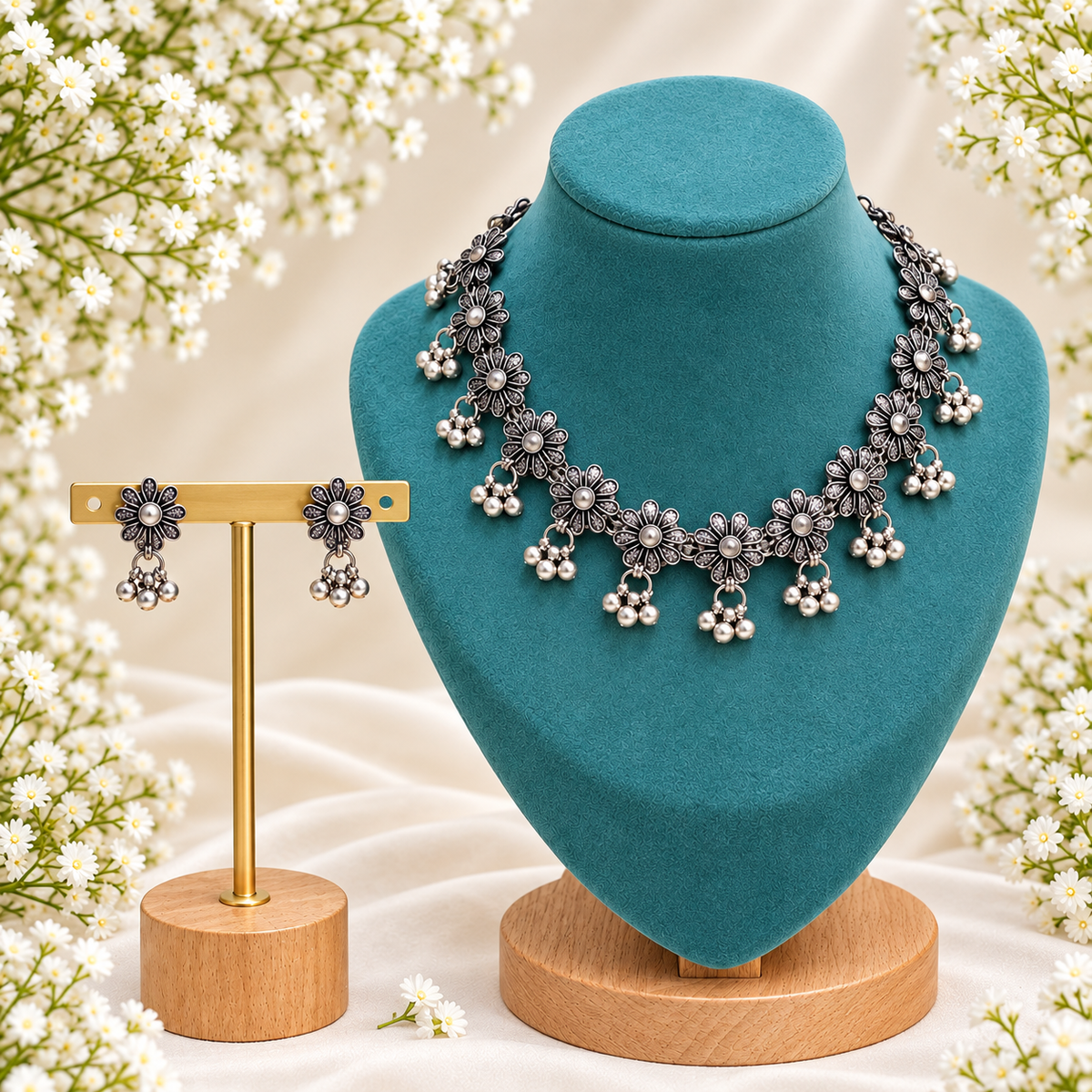 Oxidised Jewellery Set💫